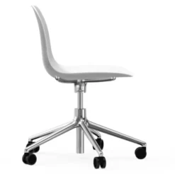 Krzesło Biurowe Form Aluminiowa Podstawa Białe Normann Copenhagen