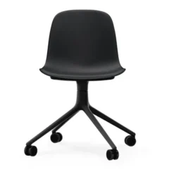 Krzesło Biurowe Form Czarna Podstawa Czarne Normann Copenhagen