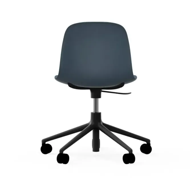 Krzesło Biurowe Form Niebieskie Czarna Podstawa Normann Copenhagen