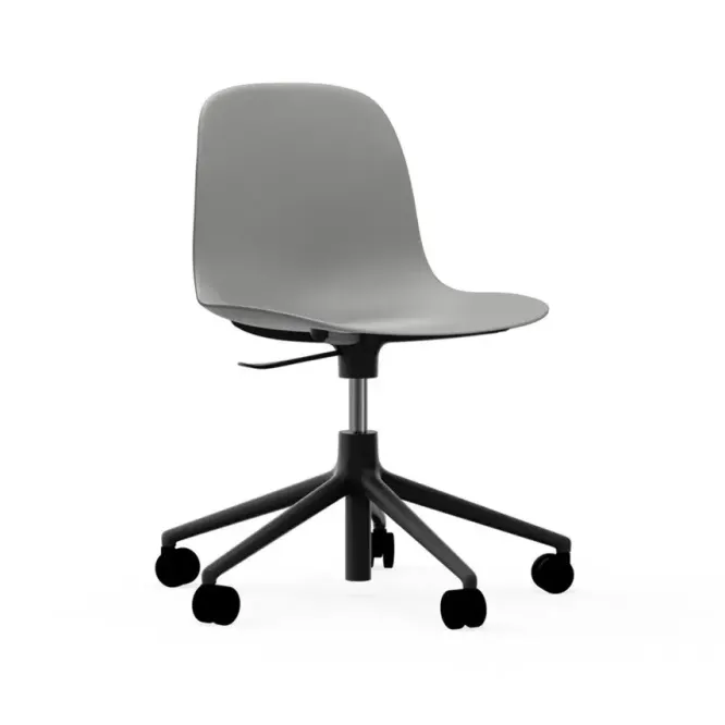 Krzesło Biurowe Form Szare Czarna Podstawa Normann Copenhagen