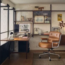 Krzesło Biurowe Lobby Chair Es 104 Cognac 97 Vitra