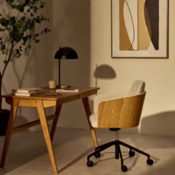 Krzesło Biurowe Madai Beżowe Kave Home