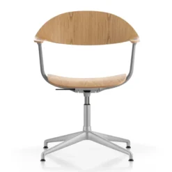 Krzesło Biurowe Mynt Plywood - Aluminiowe Vitra