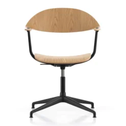 Krzesło Biurowe Mynt Plywood - Czarne Vitra