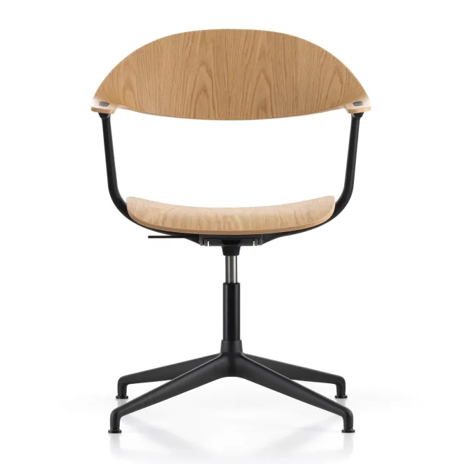 Krzesło Biurowe Mynt Plywood - Czarne Vitra