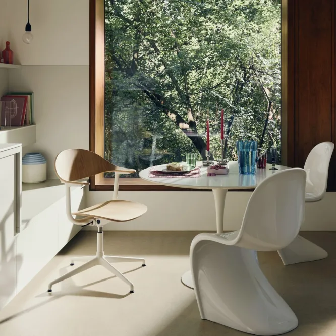 Krzesło Biurowe Mynt Plywood - Czarne Vitra