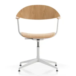 Krzesło Biurowe Mynt Plywood - Jasnoszare Vitra