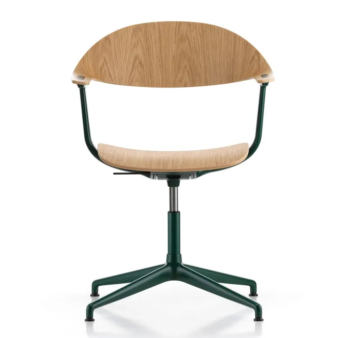 Krzesło Biurowe Mynt Plywood - Zielone Vitra