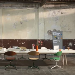 Krzesło Biurowe Mynt Plywood - Zielone Vitra