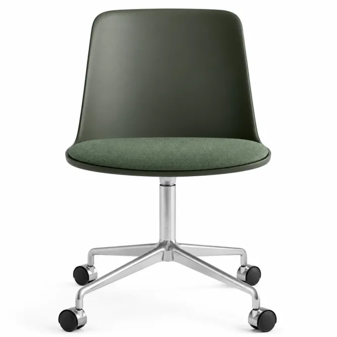 Krzesło Biurowe Rely Hw22 Bronze Green - Canvas 0926 Andtradition