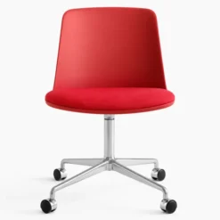 Krzesło Biurowe Rely Hw22 Vermillion Red - Hallingdal 680 Andtradition