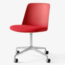Krzesło Biurowe Rely Hw22 Vermillion Red - Hallingdal 680 Andtradition
