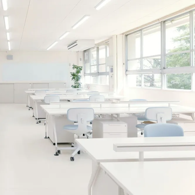 Krzesło Biurowe Rookie Tkanina Plano Cream White - Podstawa Jasnoszara Vitra