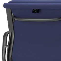Krzesło Biurowe Soft Pad Ea 217 Tkanina Track Blue - Podstawa Czarna Vitra