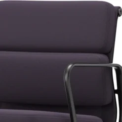 Krzesło Biurowe Soft Pad Ea 217 Tkanina Track Chestnut - Podstawa Czarna Vitra