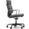 Krzesło Biurowe Soft Pad Ea 219 Tkanina Reed Green - Podstawa Czarna Vitra