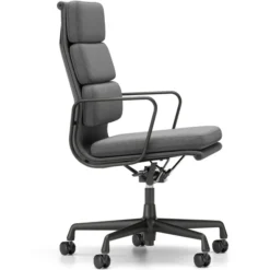 Krzesło Biurowe Soft Pad Ea 219 Tkanina Reed Green - Podstawa Czarna Vitra