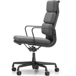 Krzesło Biurowe Soft Pad Ea 219 Tkanina Reed Green - Podstawa Czarna Vitra