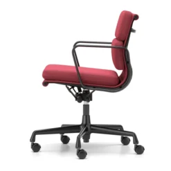 Krzesło Biurowe Soft Pad Ea 217 Tkanina Track Magenta - Podstawa Czarna Vitra