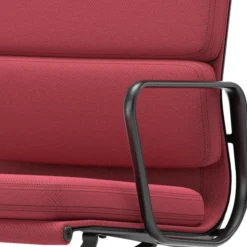 Krzesło Biurowe Soft Pad Ea 217 Tkanina Track Magenta - Podstawa Czarna Vitra