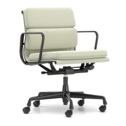 Krzesło Biurowe Soft Pad Ea 217 Tkanina Track Soft Mint - Podstawa Czarna Vitra
