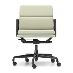 Krzesło Biurowe Soft Pad Ea 217 Tkanina Track Soft Mint - Podstawa Czarna Vitra