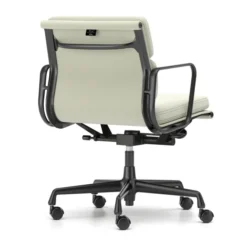 Krzesło Biurowe Soft Pad Ea 217 Tkanina Track Soft Mint - Podstawa Czarna Vitra