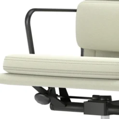 Krzesło Biurowe Soft Pad Ea 217 Tkanina Track Soft Mint - Podstawa Czarna Vitra