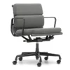 Krzesło Biurowe Soft Pad Ea 217 Tkanina Track Grey - Podstawa Czarna Vitra