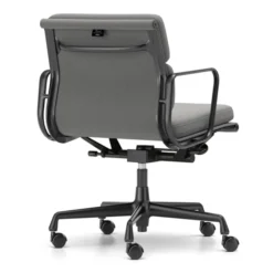 Krzesło Biurowe Soft Pad Ea 217 Tkanina Track Grey - Podstawa Czarna Vitra