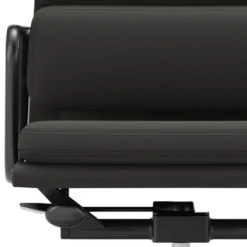 Krzesło Biurowe Soft Pad Ea 217 Tkanina Track Nero - Podstawa Czarna Vitra