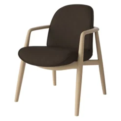 Krzesło Bowie Nantes Dark Brown - Dąb Bielony Bolia