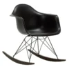Krzesło Bujane Eames Rar Czarne - Grafitowa Podstawa Vitra