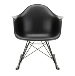Krzesło Bujane Eames Rar Czarne - Grafitowa Podstawa Vitra
