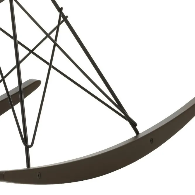 Krzesło Bujane Eames Rar Czarne - Grafitowa Podstawa Vitra