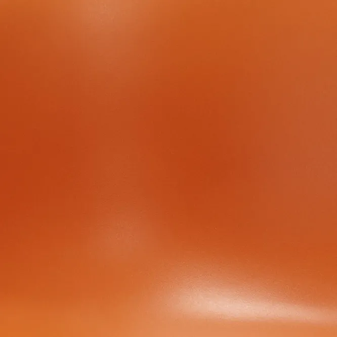 Krzesło Bujane Eames Rar Pomarańczowe - Chromowana Podstawa Vitra