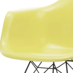 Krzesło Bujane Eames Rar Żółte - Grafitowa Podstawa Vitra