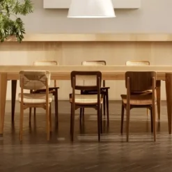 Krzesło C-Chair French Cane Gubi