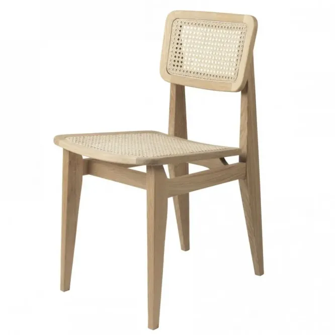 Krzesło C-Chair French Cane Gubi