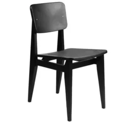 Krzesło C-Chair Veneer Black Oak Gubi