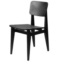 Krzesło C-Chair Veneer Black Oak Gubi