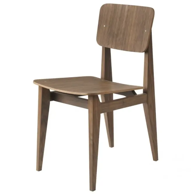 Krzesło C-Chair Veneer Orzech Amerykański Gubi