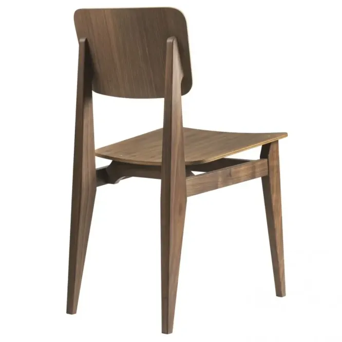 Krzesło C-Chair Veneer Orzech Amerykański Gubi