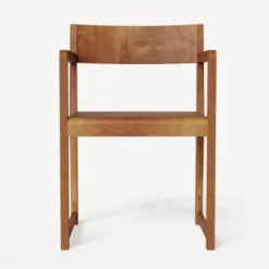 Krzesło Chair 01 Z Podłokietnikami Brązowe Frama