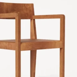 Krzesło Chair 01 Z Podłokietnikami Brązowe Frama