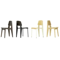 Krzesło Chaise Tout Bois Ciemny Dąb Vitra