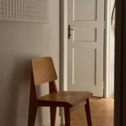 Krzesło Chaise Tout Bois Naturalny Dąb Vitra