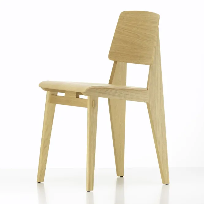 Krzesło Chaise Tout Bois Naturalny Dąb Vitra
