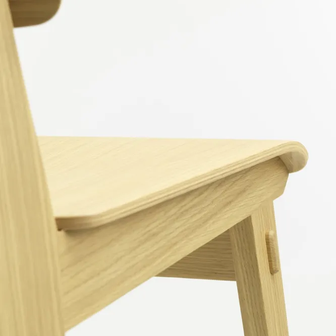 Krzesło Chaise Tout Bois Naturalny Dąb Vitra