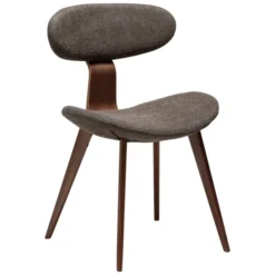 Krzesło Comforta Tkanina Bouclé Major Brown - Nogi Orzech